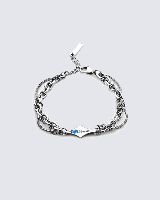 KIIKIO Titanium Steel Lava Wrap Bracelet with Unique Design Hover Image