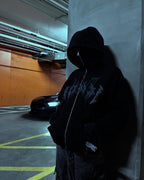 KIIKIO Stonewashed Balaclava Integrated Hoodie