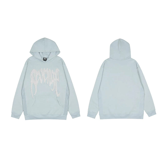 Revenge Light Blue Arch Logo Pullover Hoodie Hover Image