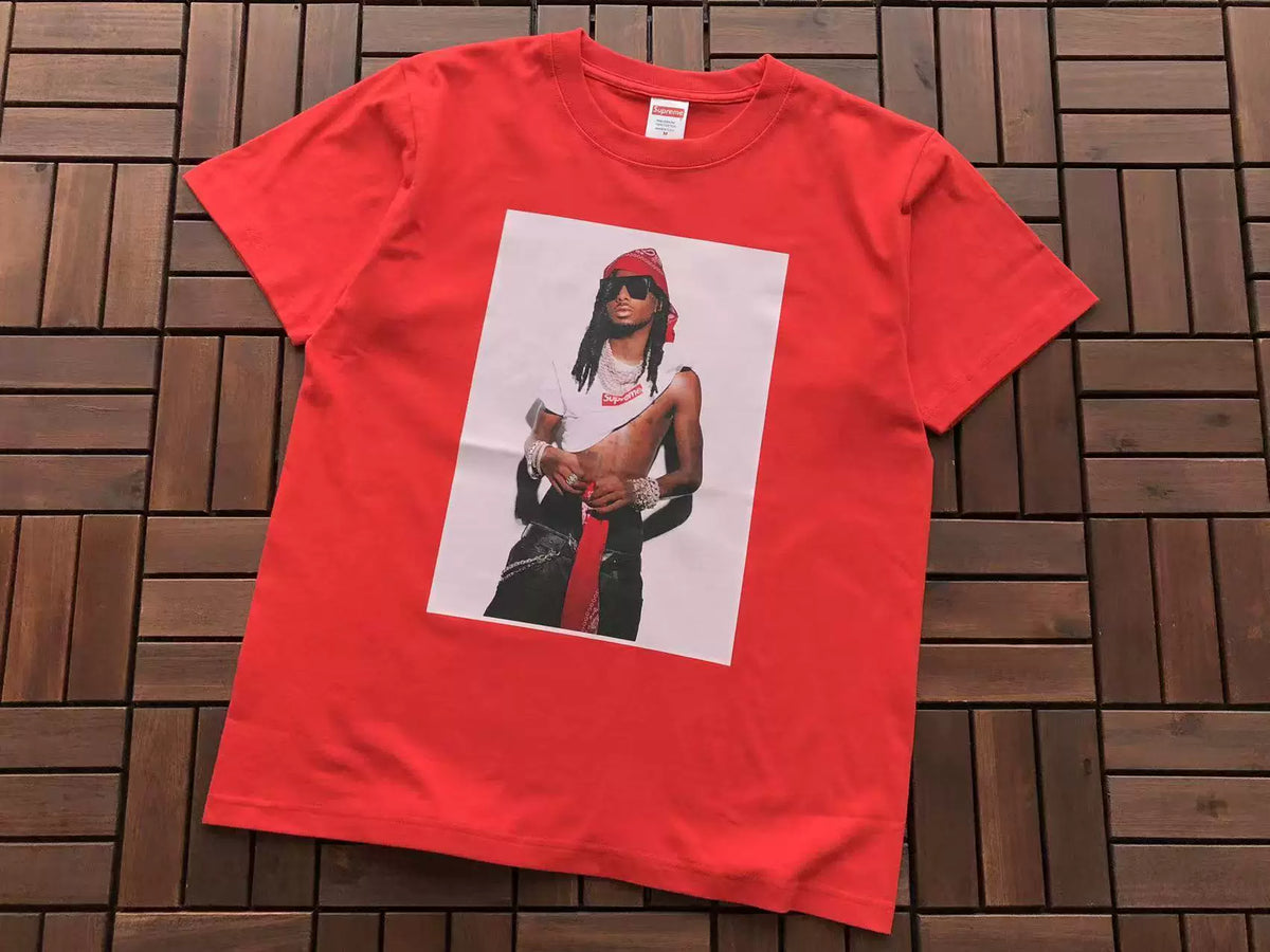 Supreme Playboi Carti Graphic T-Shirt Red
