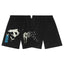 Revenge Graphic "999" & Gothic Logo Shorts - Black