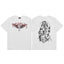 Revenge Grim Reaper & Cross Wings Short Sleeve T-Shirt White