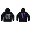Vlone Classic Logo Graphic Hoodie - Black/Purple