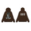 Revenge x Juice WRLD Brown Portrait & 999 Pullover Hoodie