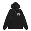 Revenge Gothic Arch Logo Zip-Up Hoodie - Black