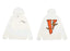 Vlone Butterfly Graphic Hoodie - White/Orange