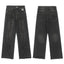 Revenge Vintage Wash Thorn Embroidery Relaxed Denim Jeans