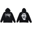 Revenge Smoke Skull Arch Logo Pullover Hoodie black