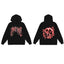 Revenge Earth Lightning Arch Logo Pullover Hoodie Black/red