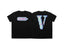 Vlone Pixelated "FRIENDS-" Graphic T-Shirt - Black