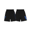 Vlone Side-Gothic Logo Sweatshorts - Black/Blue