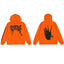 Revenge Classic Hand Graphic Pullover Hoodie orange