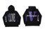 Vlone x Palm Angels Collaboration Graphic Hoodie - Black/Purple