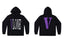 Vlone Classic Logo Graphic Hoodie - Black/Purple