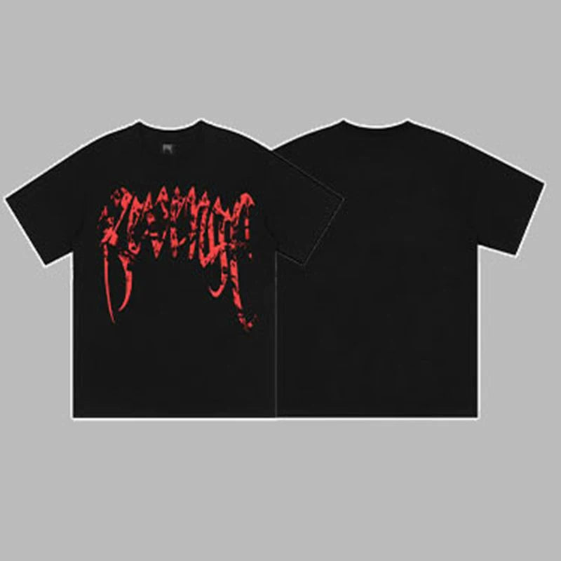 Revenge Classic Arch Logo Short Sleeve T-Shirt Black