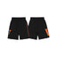 Vlone Side-Print Graphic Sweatshorts - Black/Orange