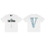 Vlone x Pop Smoke "The Woo" Graphic T-Shirt - White/Blue