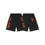 Vlone "Die Alone" Graphic Sweatshorts - Black/Orange