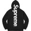 Supreme Vertical Logo Hooded Sweatshirt - Black