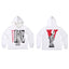Vlone Statue of Liberty Graphic Hoodie - White/Red