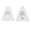 Revenge White Screaming Skull Arch Logo Pullover Hoodie