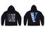 Vlone Snake Graphic Hoodie - Black/Blue