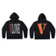 Vlone Classic Logo Graphic Hoodie - Black/Orange