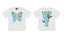 Vlone Butterfly Graphic T-Shirt - White/Blue