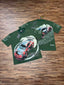 Godspeed Vintage Racing Car Graphic T-Shirt – Forest Green