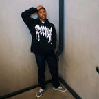 Revenge Lightning Arch Logo Pullover Hoodie black