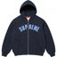 Supreme Arc Thermal Lined Zip Up Hooded Sweatshirt - Navy/Blue