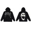 Revenge Screaming Skull Arch Logo Pullover Hoodie black