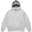 Supreme Hooded Sweatshirt with Hood Logo - Heather Grey