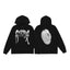Revenge Black Fingerprint Arch Logo Pullover Hoodie