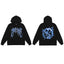 Revenge Earth Lightning Arch Logo Pullover Hoodie Black/blue