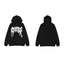 Revenge Black Arch Logo Pullover Hoodie White
