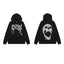 Revenge Black Screaming Skull Arch Logo Pullover Hoodie