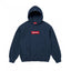 Supreme Box Logo Hooded Sweatshirt - Navy