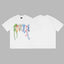 Revenge Multicolor Arch Logo Short Sleeve T-Shirt White