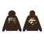 Revenge x Juice WRLD Brown 999 & Doves Pullover Hoodie