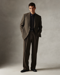 Merino S140 High Twist Trousers - Dark Moss