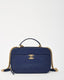 Chanel Blue Quilted Caviar Leather Business Affinity Camera Chain Bag GHW