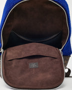 Louis Vuitton Limited Edition Monogram Blue Fleece Pack Marc Newson Backpack