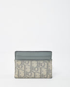 Dior Grey Monogram Dior Oblique Jacquard Canvas 30 Montaigne Freesia Card Holder