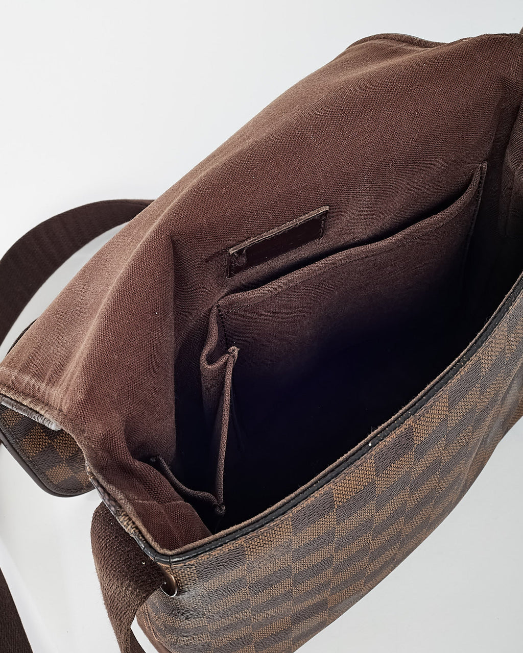 Louis Vuitton Brown Damier Ebene Coated Canvas Brooklyn PM Crossbody Bag