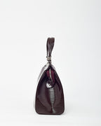 Louis Vuitton Purple Prune Shiny Epi Leather Brea MM Tote with Strap