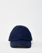Dior Navy Blue Cotton/Poly Bee Embroidered Baseball Cap - 58