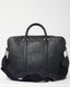 Gucci Black Jumbo GG Monogram Embossed Leather Briefcase with Strap