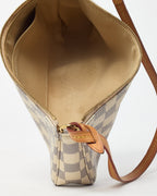 Louis Vuitton White Damier Azur Coated Canvas Pochette Accessoires Shoulder Bag