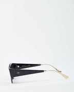 Dior Black Acetate CatStyleDior1 Cat Eye Sunglasses